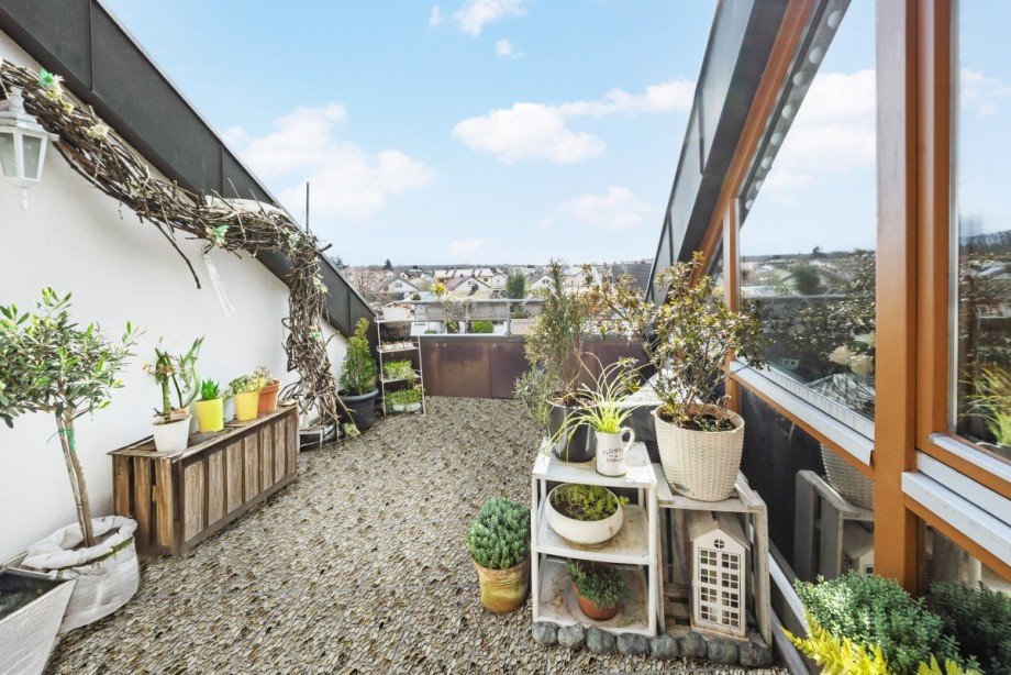 Balkon Dachgeschosswohnung Teningen