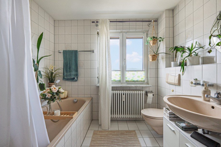Badezimmer Dachgeschosswohnung Teningen