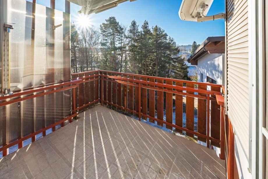 Ausblick vom Balkon Wohnung Schluchsee