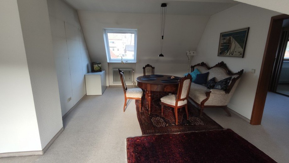 Wohnzimmer Dachgeschosswohnung Titisee-Neustadt