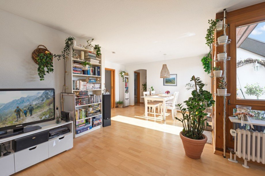 Wohnesszimmer Dachgeschosswohnung Teningen
